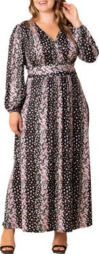 Kiyonna Kelsey Long Sleeve Maxi Dress