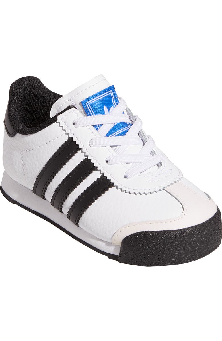 adidas Kids' Samoa Sneaker, Main, color, White/ Black