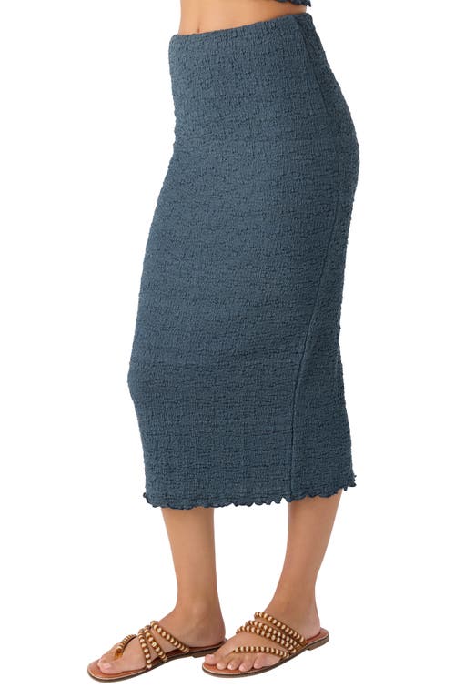 O'neill Jordana Column Midi Skirt In Slate