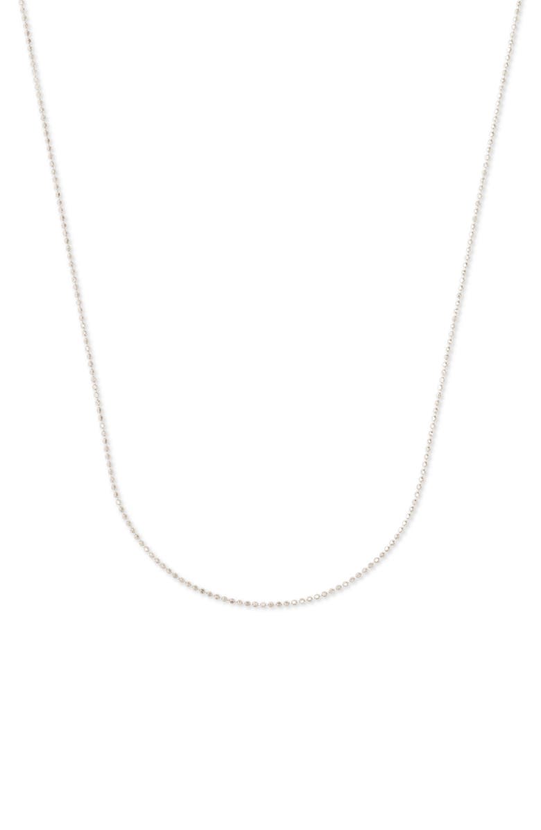 Kendra Scott Ball Chain Necklace, Main, color, 
