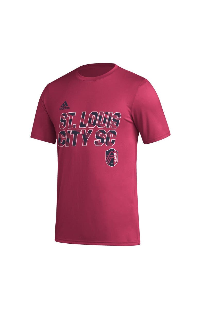 adidas Men's adidas Red St. Louis City SC Team Jersey Hook AEROREADY T-Shirt, Alternate, color,