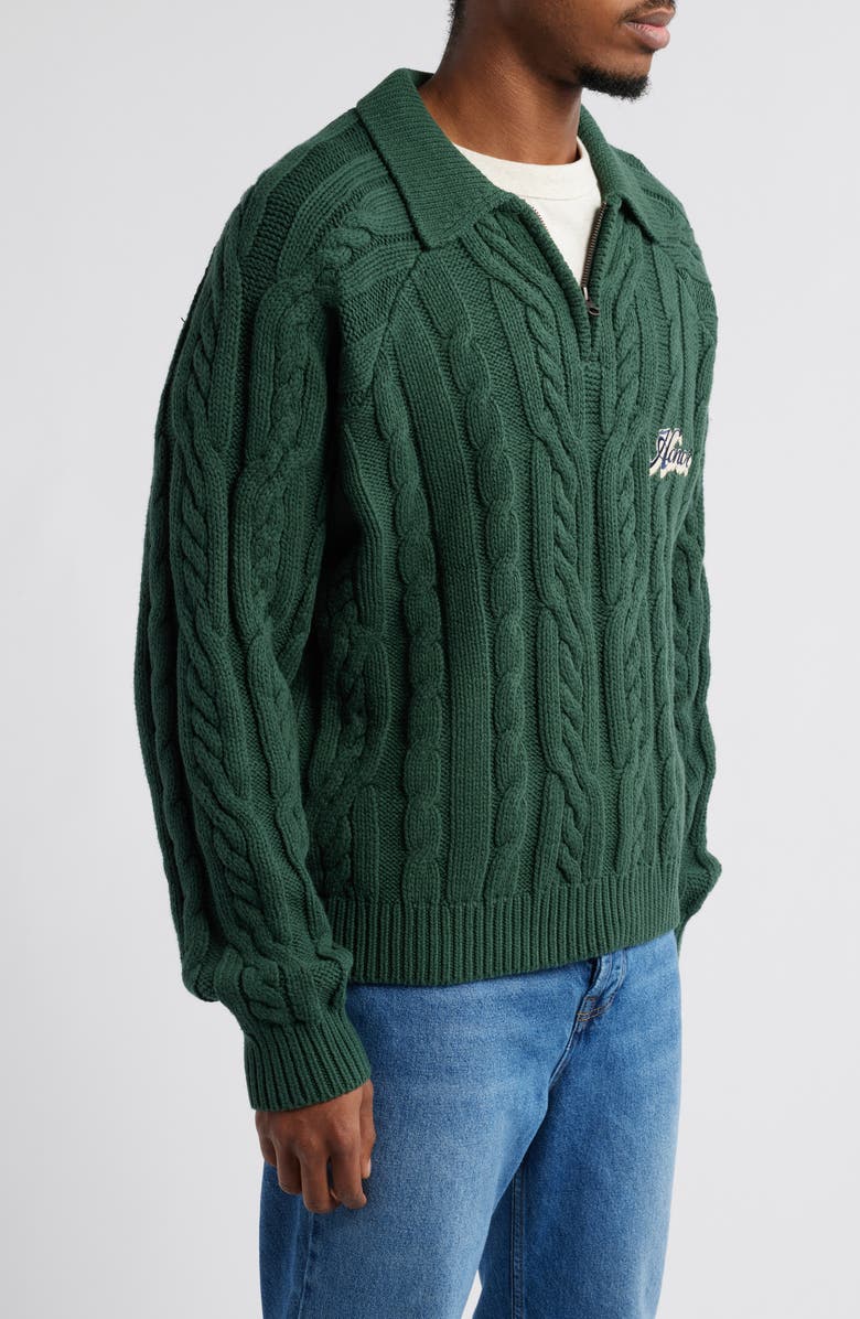 HONOR THE GIFT Leisure Half Zip Cable Sweater, Alternate, color, 