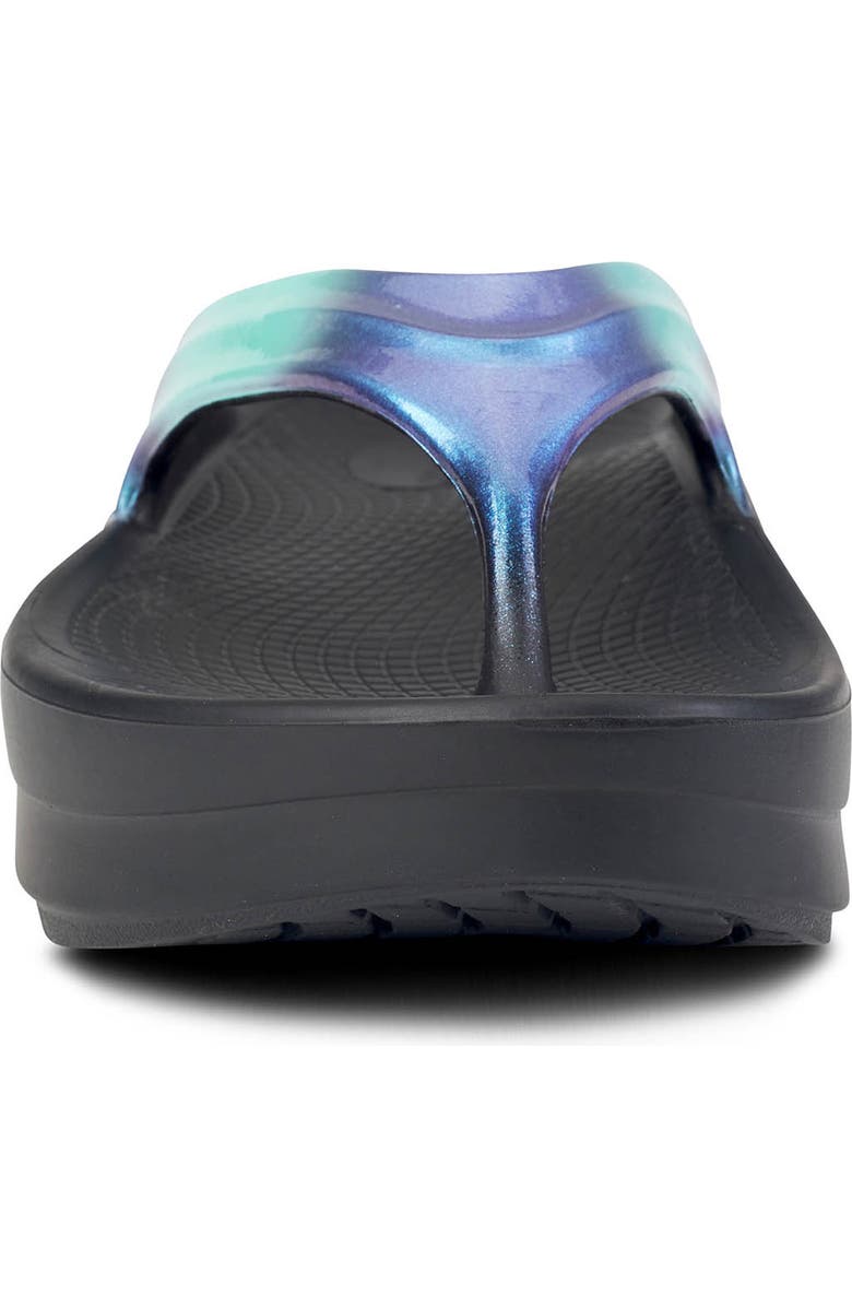 Oofos OOmega OOlala Luxe Flip Flop, Alternate, color,