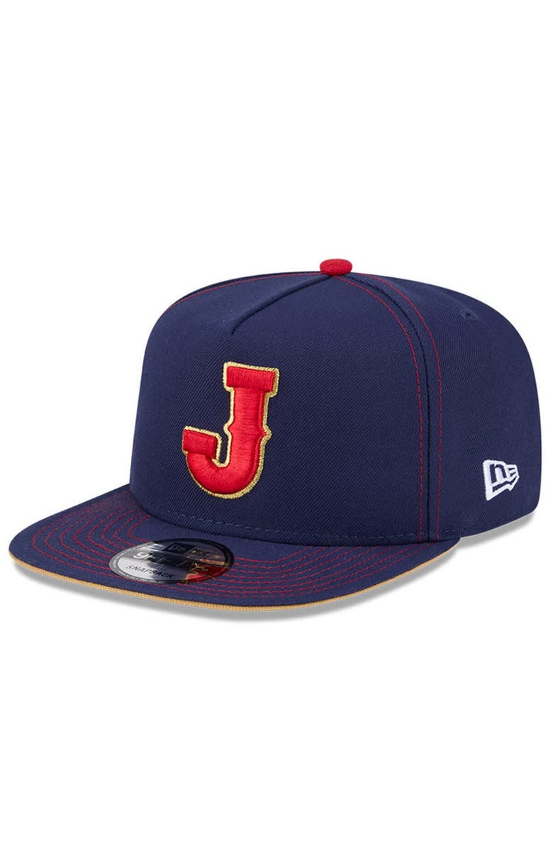 New Era Men's New Era  Navy Japan Baseball 2026 World Baseball Classic 9FIFTY A-Frame Snapback Hat, Alternate, color, Navy