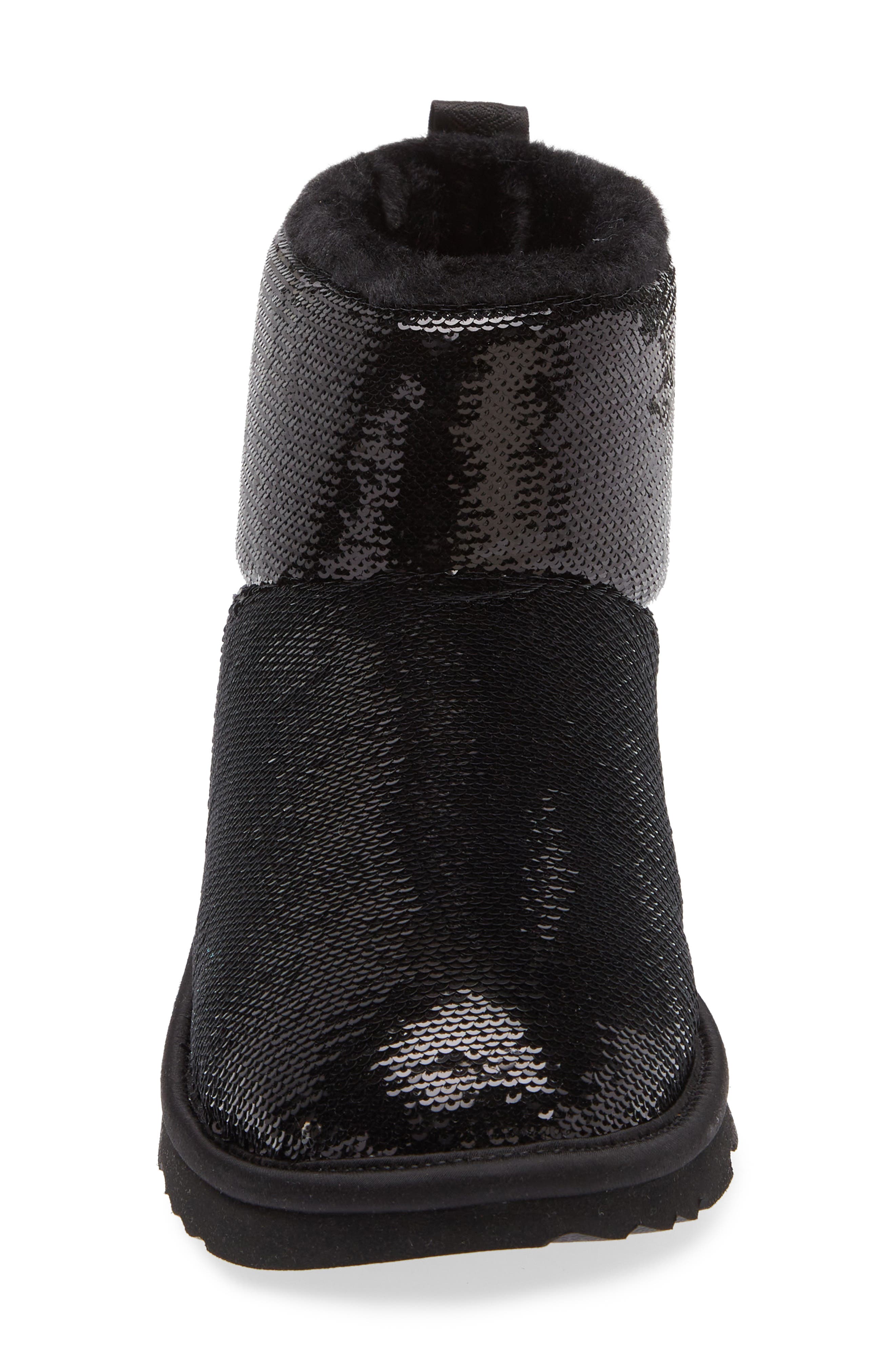 UGG<sup>®</sup> Kids' Classic Mini Sequin Boot, Alternate, color, 