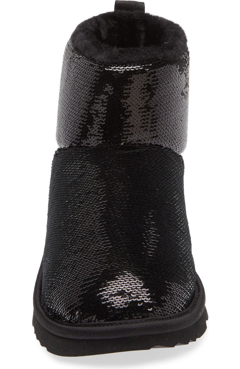 UGG<sup>®</sup> Kids' Classic Mini Sequin Boot, Alternate, color,