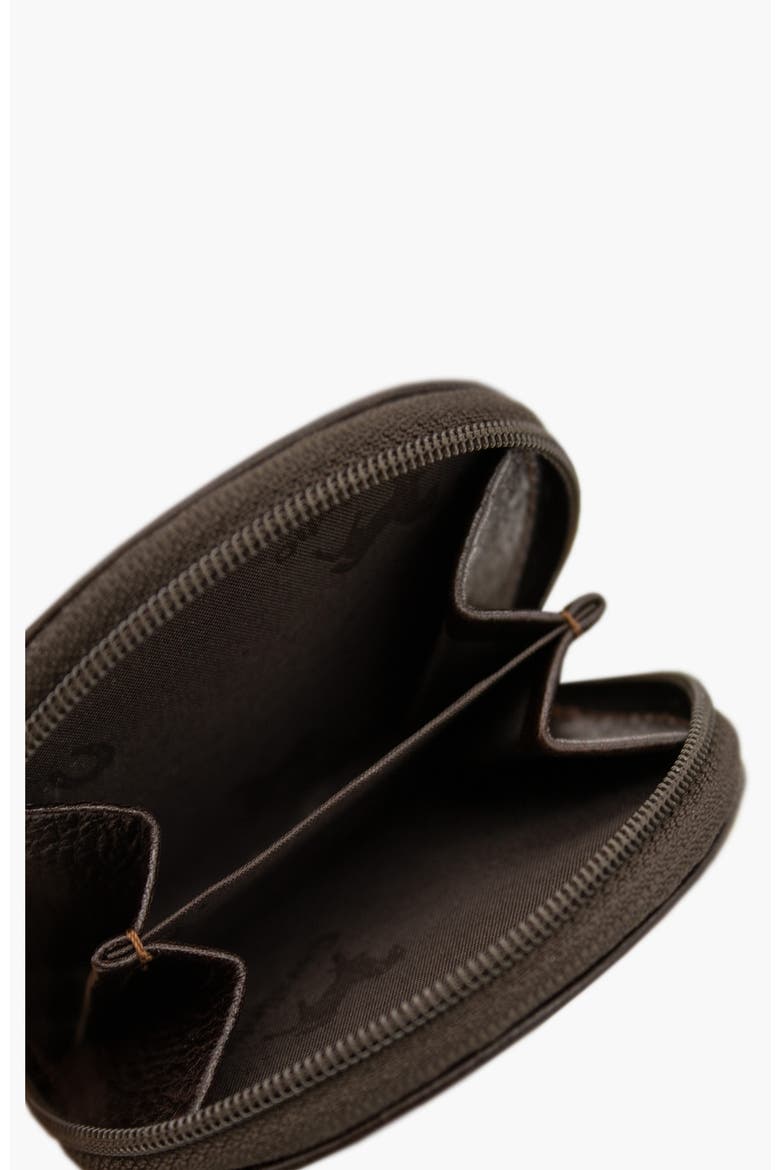 Gentleman Leather Coin Purse 553, Alternate, color, Brown