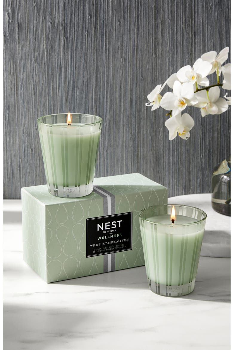 Wild Mint & Eucalyptus Candle Duo $92 Value, Alternate, color, NO COLOR