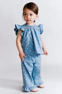 H&M 2-piece Printed Denim Set