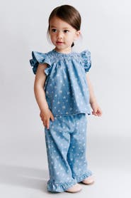 H&M 2-piece Printed Denim Set