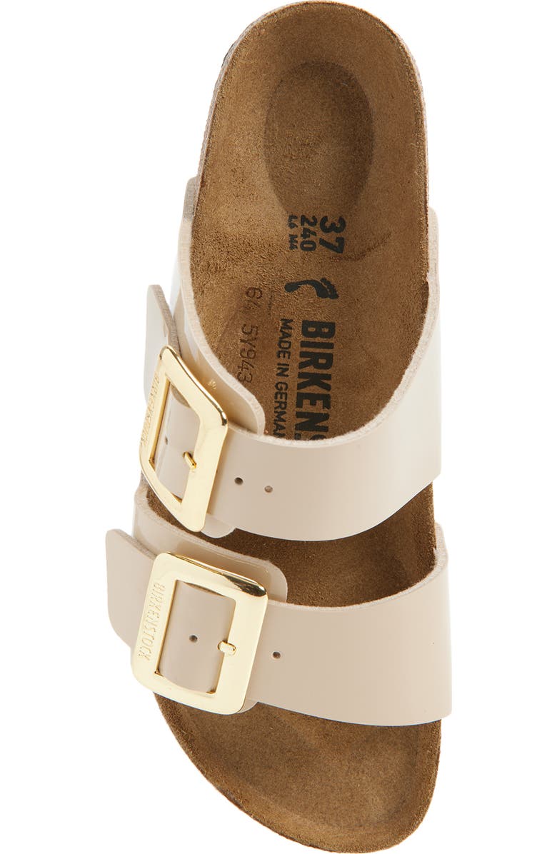 Birkenstock Sydney Luxe Slide Sandal, Alternate, color, Sand