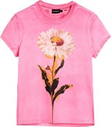 Desigual Floral Cotton Graphic T-Shirt