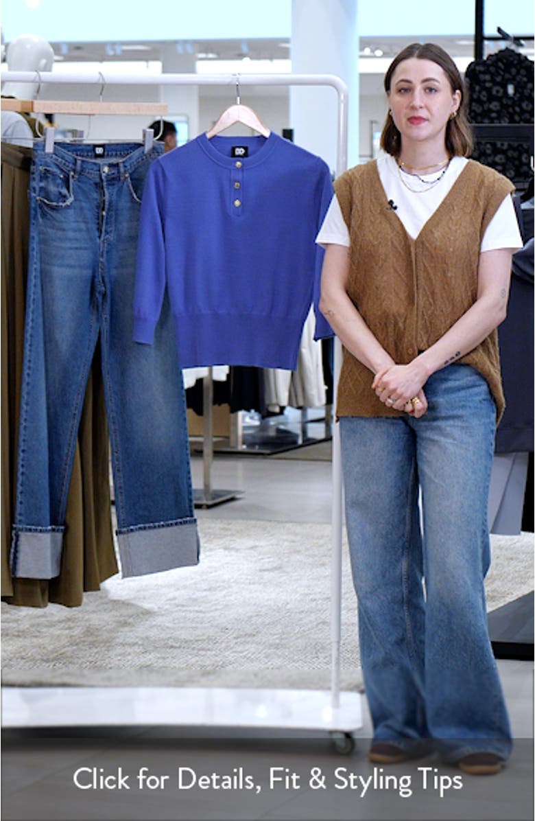 Tessa Henley Sweater, sales video thumbnail