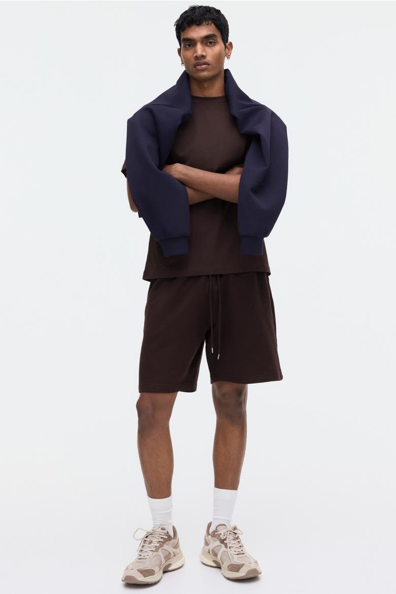 Regular Fit Shorts, Main, color, Dark brown