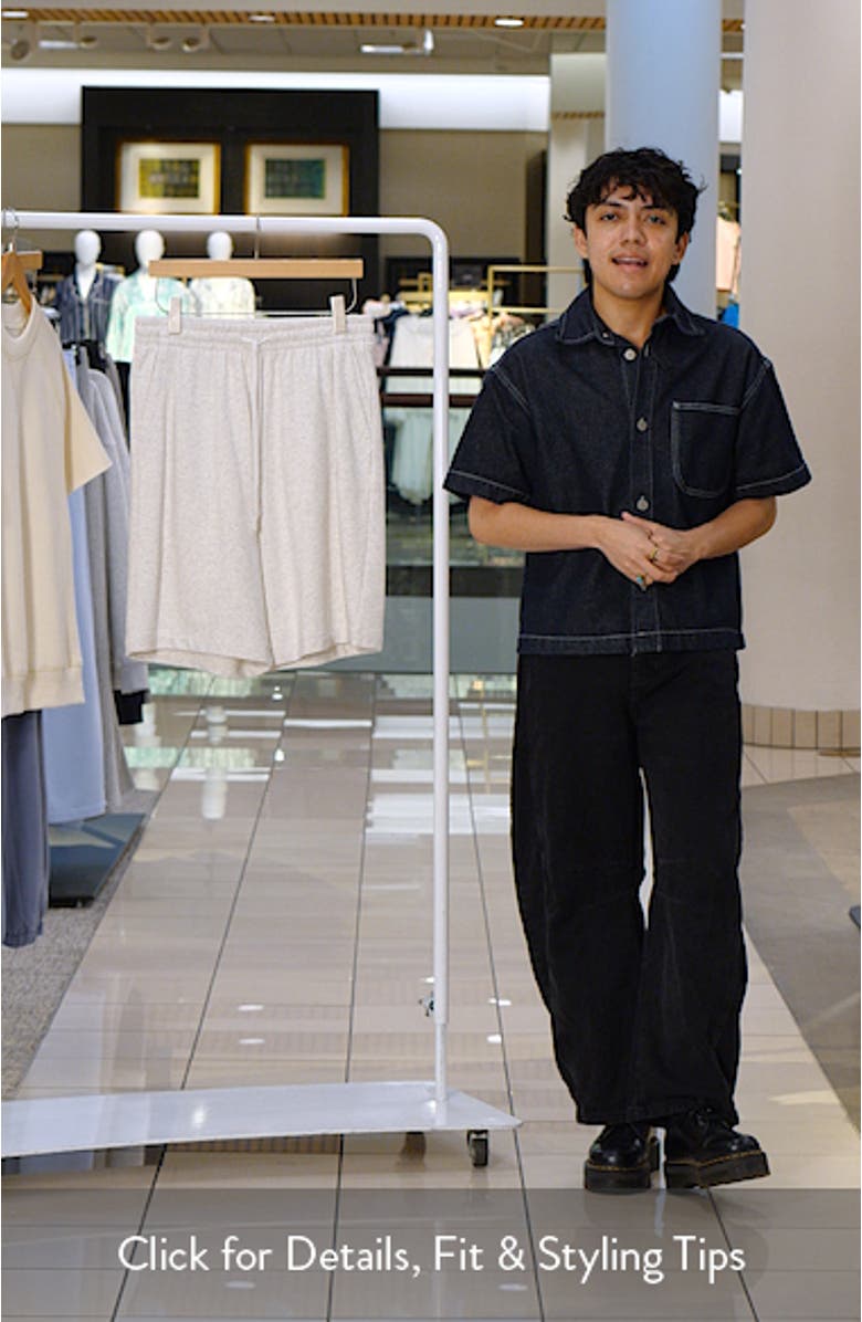 Baggy Terry Sweat Shorts, sales video thumbnail