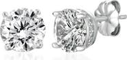 Crislu Brilliant Cubic Zirconia Stud Earrings