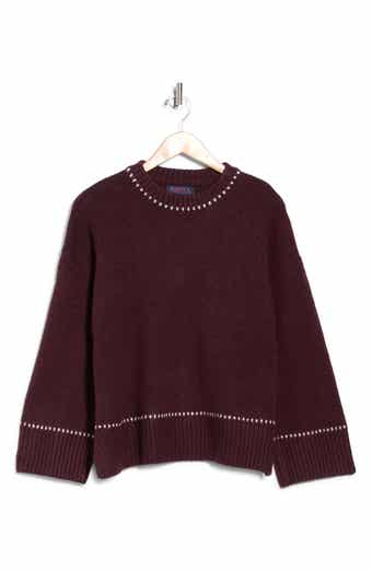 Whipstitch Pullover Sweater