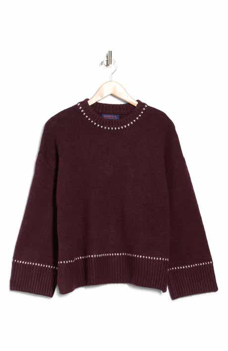 Whipstitch Pullover Sweater