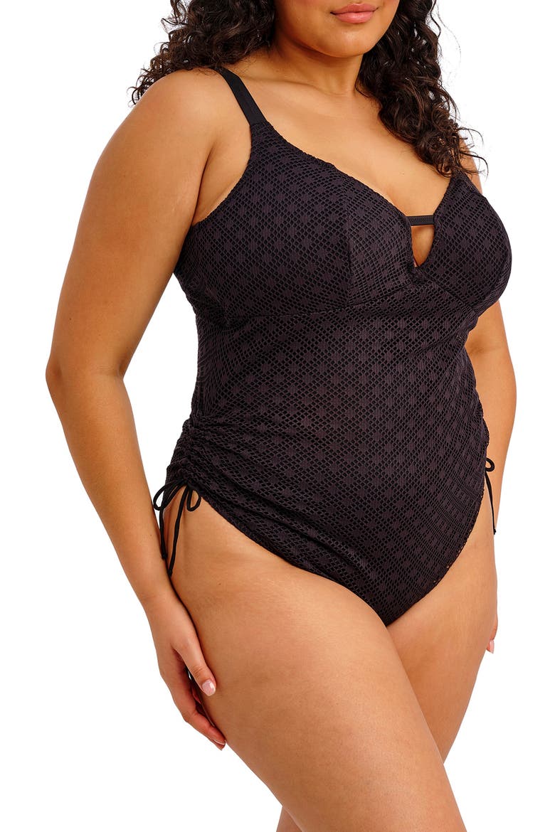 Bazaruto One-Piece Swimsuit, Alternate, color, BLACK