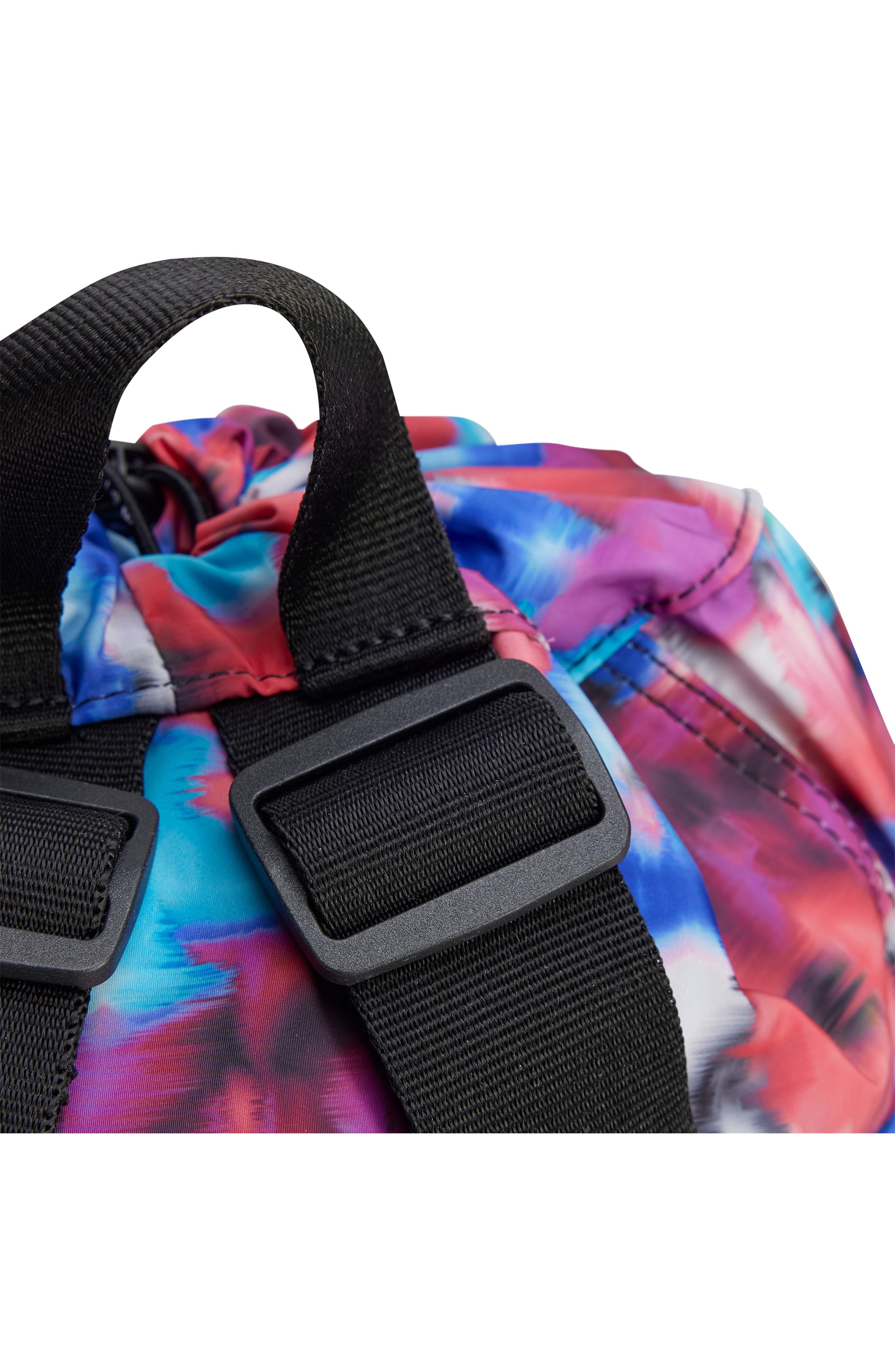 adidas by Stella McCartney Gym Sack Packable Backpack, Alternate, color, Blue Multi