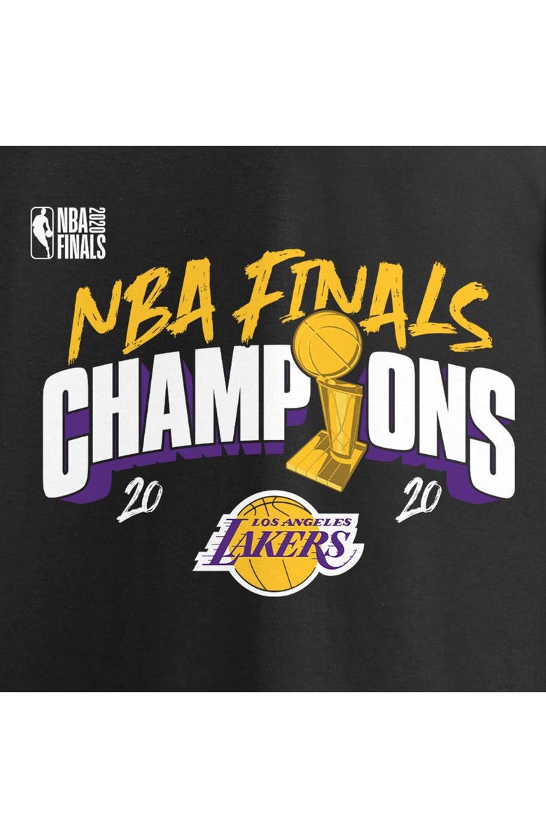 FANATICS Men's Fanatics Branded Black Los Angeles Lakers 2020 NBA Finals Champions Shot Clock T-Shirt, Alternate, color,