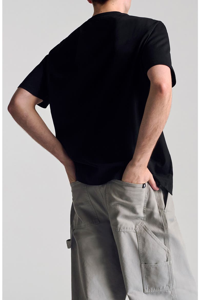 Basic Cotton T-Shirt, Alternate, color, BLACK