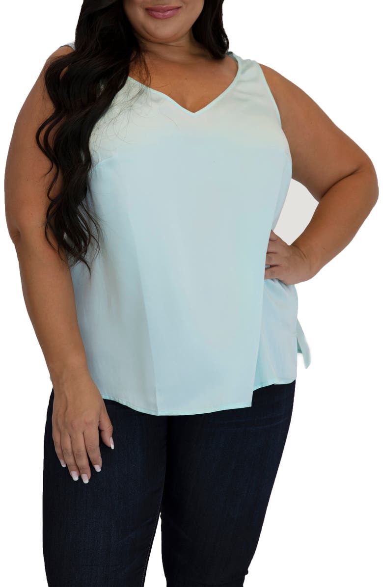 Marée Pour Toi Silk Tank Top, Main, color, 