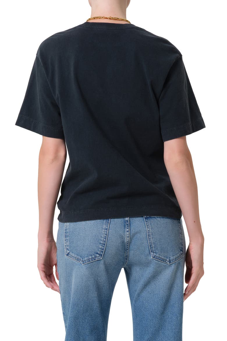 Goldie T-Shirt, Alternate, color, WASHED BLACK