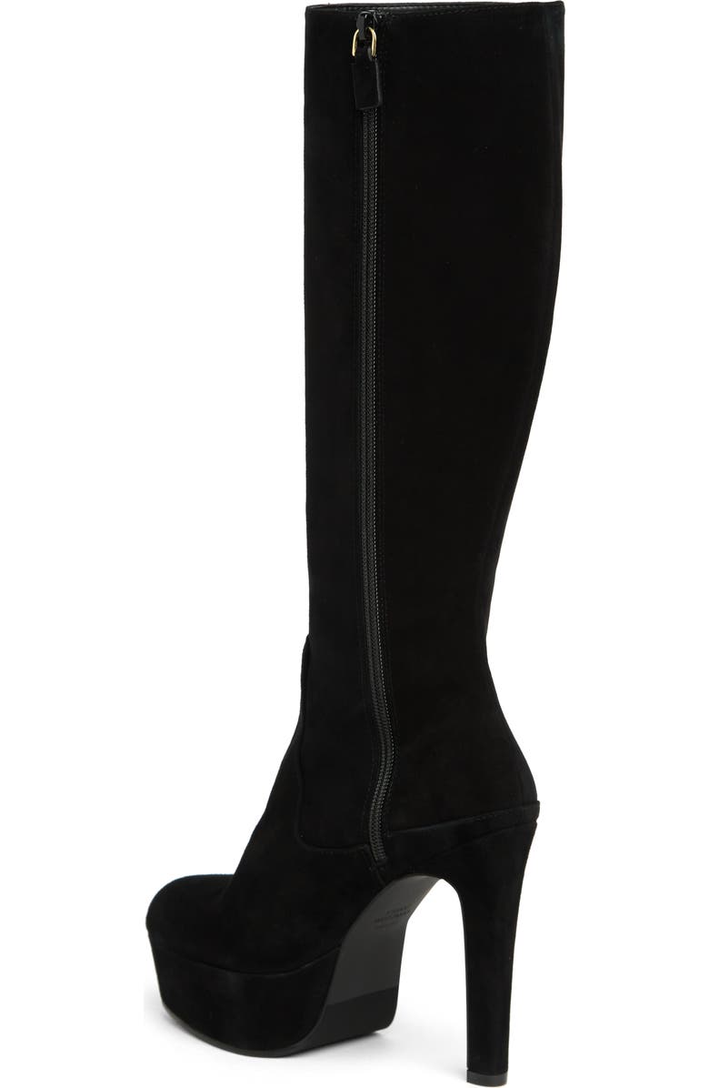 Stuart Weitzman Ave 130 Platform Boot, Alternate, color, Black
