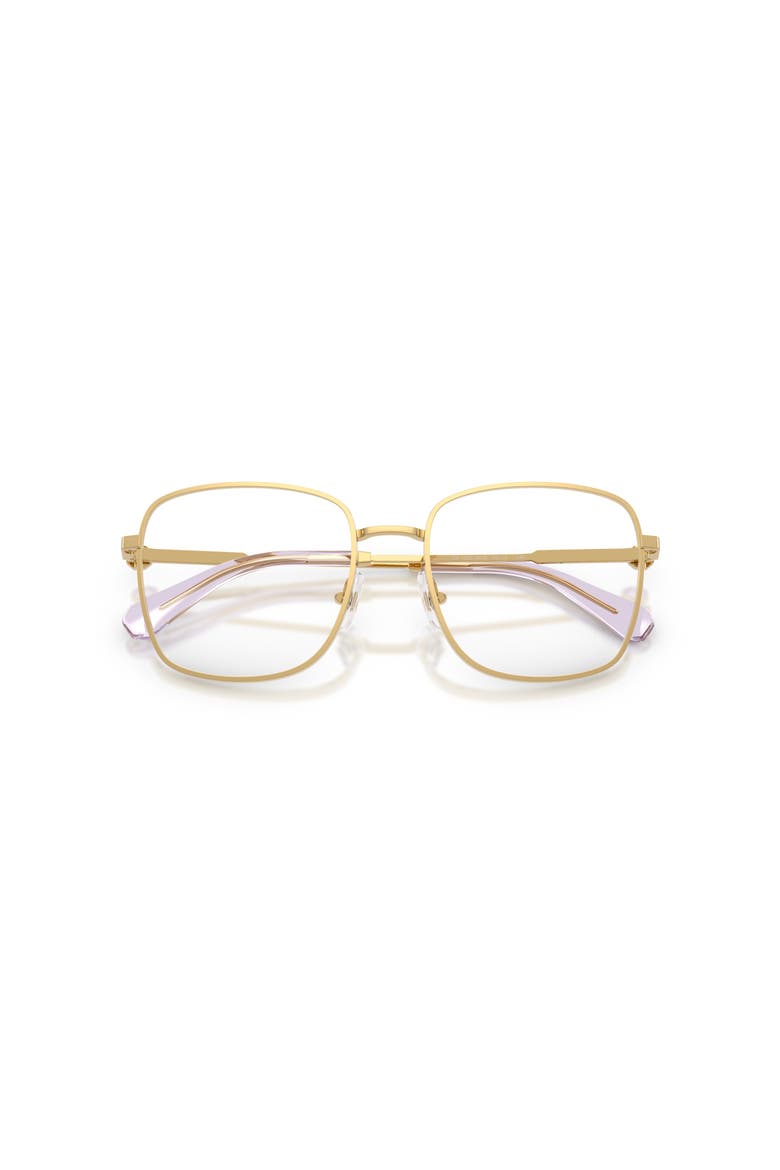 53mm Square optical glasses, Alternate, color, Gold