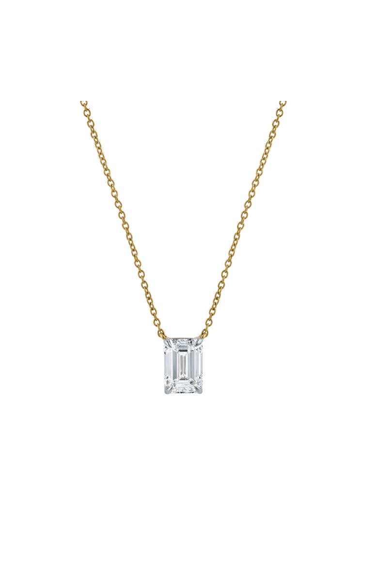 LuvMyJewelry Emerald Elegance 14K Gold Lab Grown Diamond Necklace - 0.75 ct, Main, color, 14K Yellow Gold