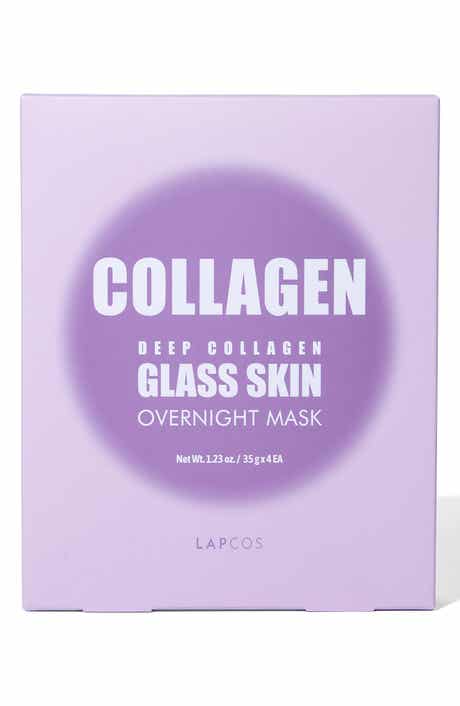 LAPCOS Deep Collagen Glass Skin Overnight Sheet Mask