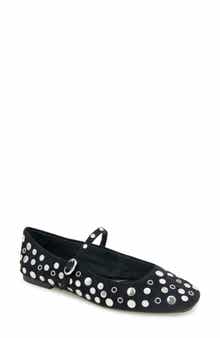 Jasper Stud Mary Jane Flat