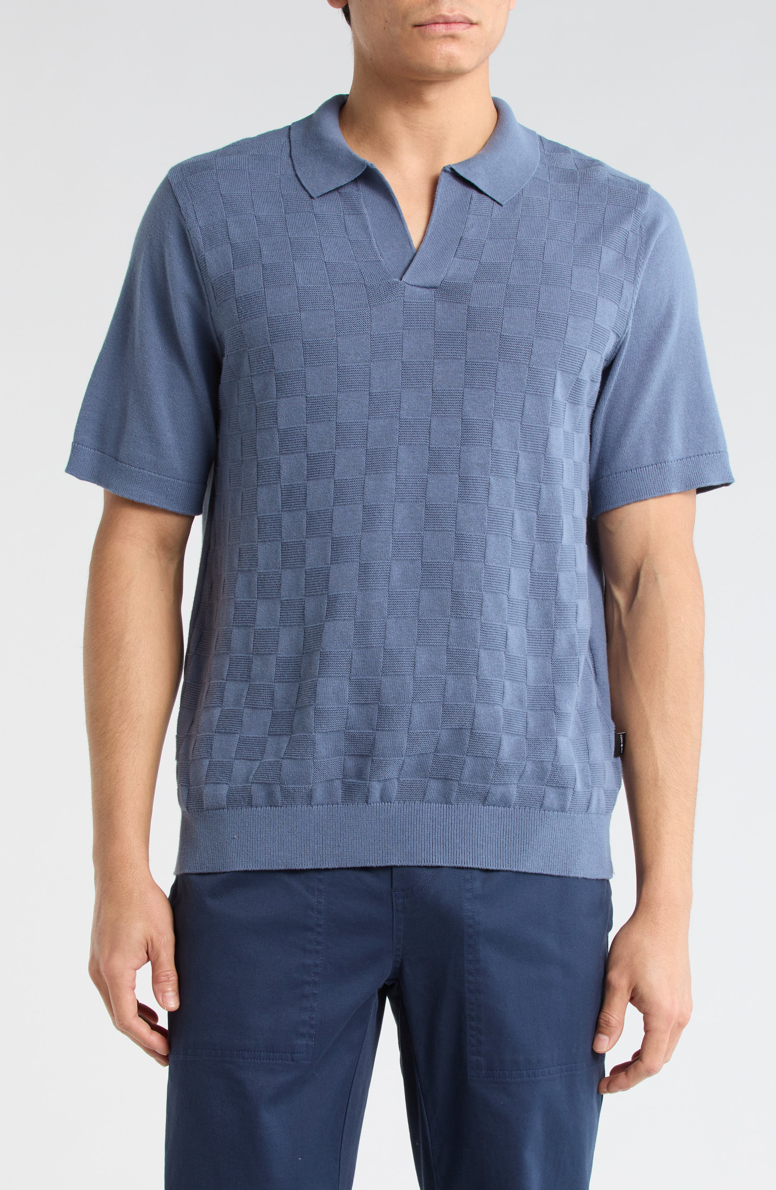 Lucky Brand Johnny Collar Jacquard Polo