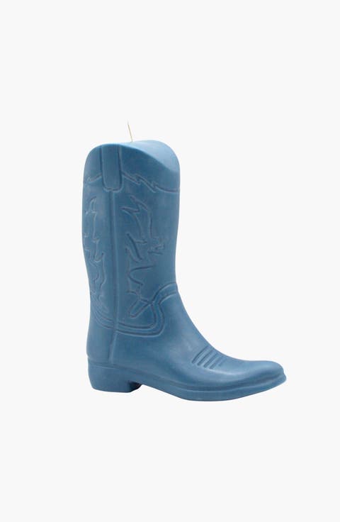 Cowboy Boot Candle