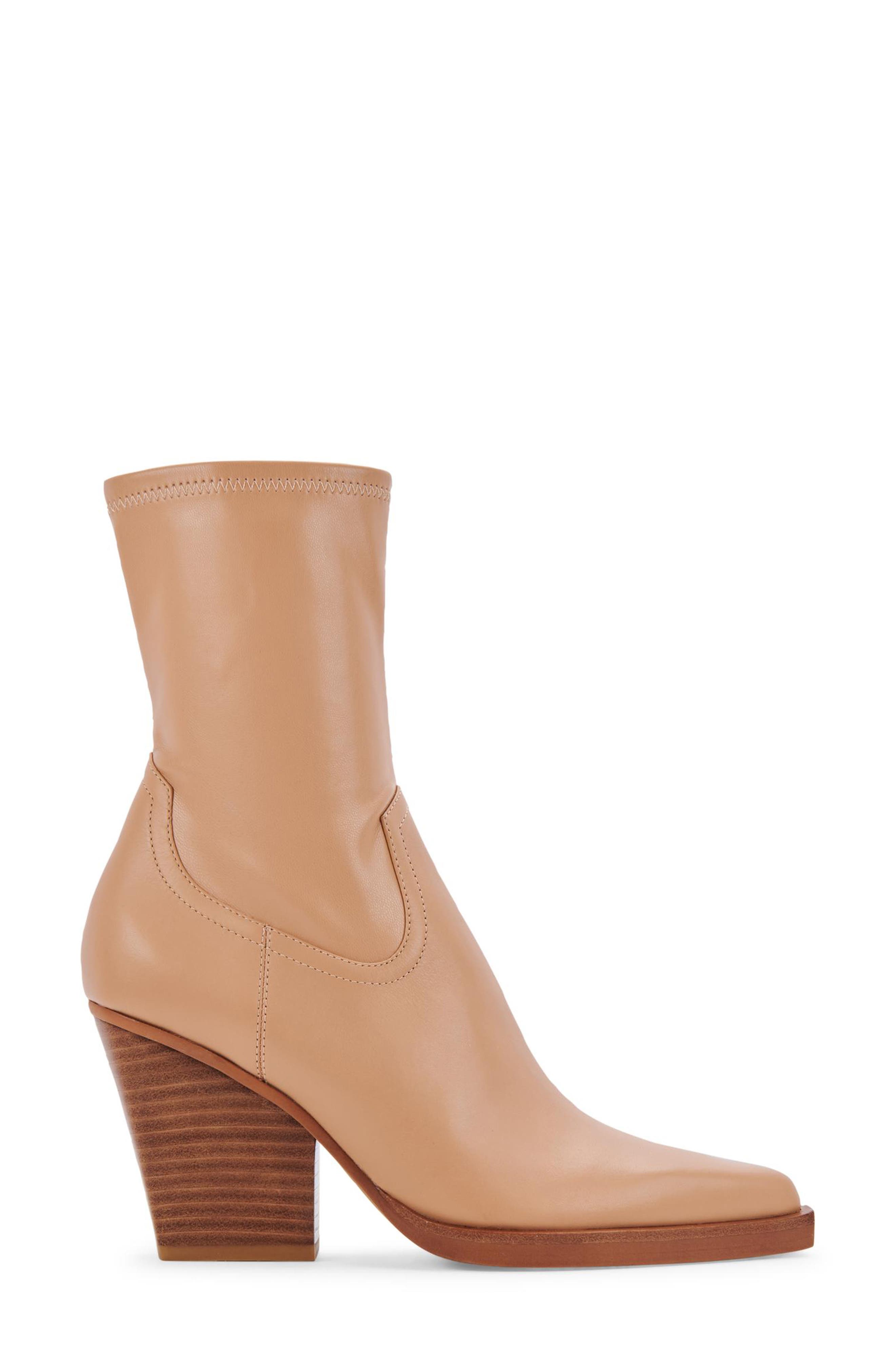 Boyd Pointed Toe Bootie, Alternate, color, TAN LEATHER