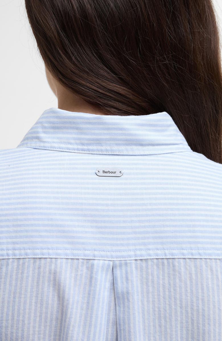 Barbour Seaglow Stripe Cotton & Linen Shirtdress, Alternate, color, 