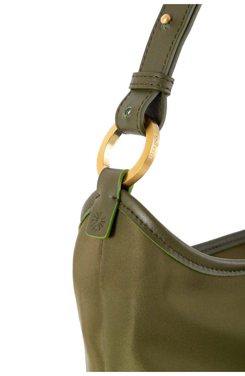Esthera Rider Nylon Hobo Bag, Alternate, color, Green