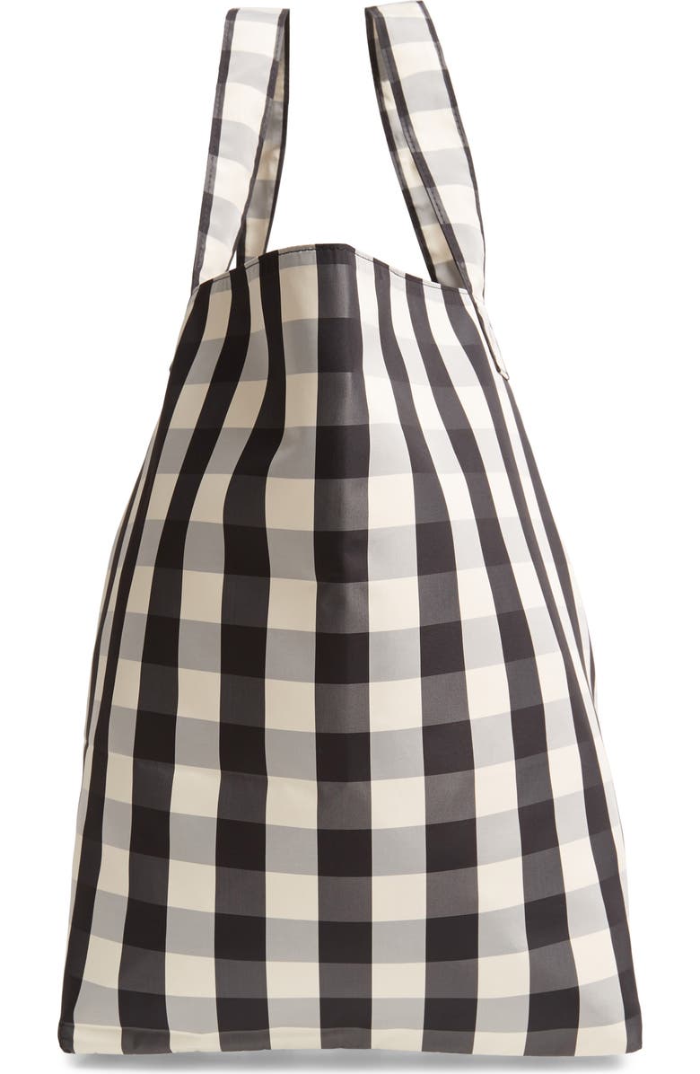 TRADEMARK Large Gingham Nylon Tote, Alternate, color,