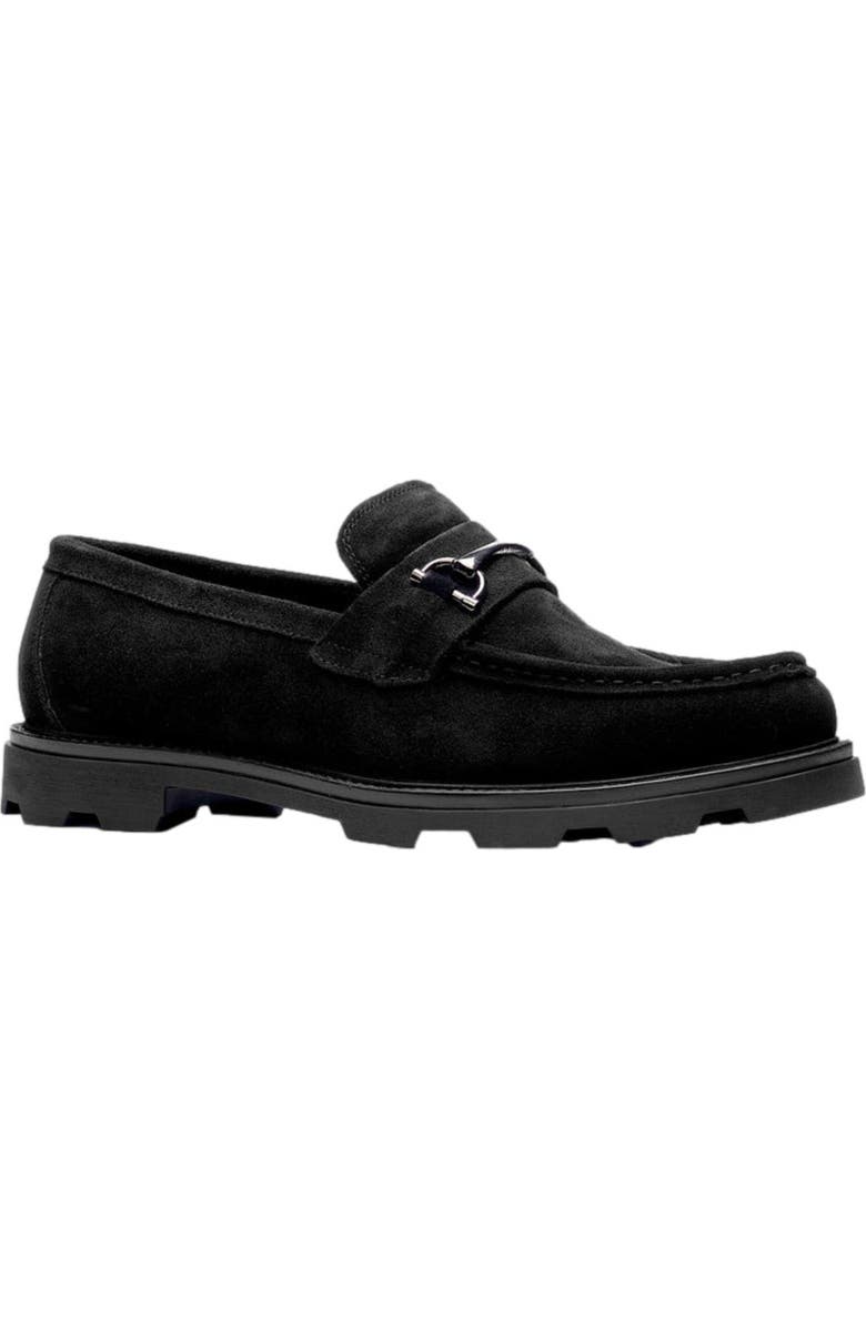 A. Veer Samuel Bit Loafer, Main, color, Black Suede