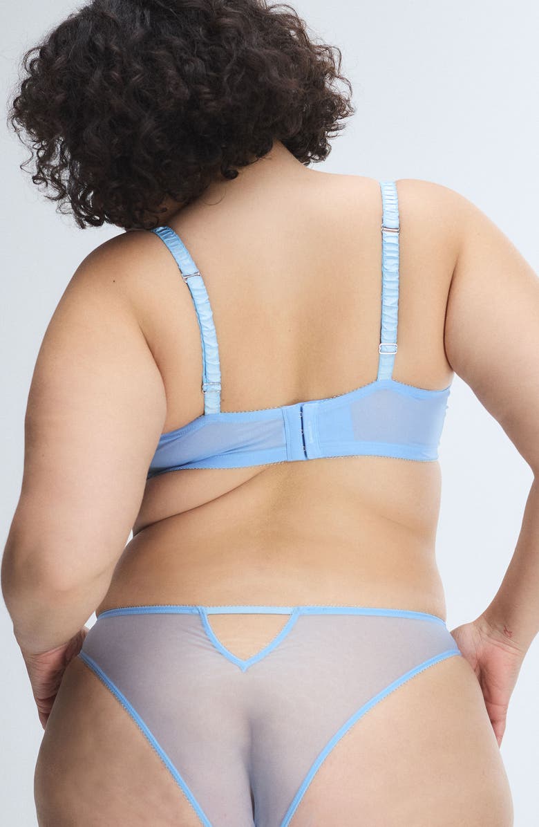 SAVAGE X FENTY Take a Vow Brazilian Briefs, Alternate, color, Endless Blue