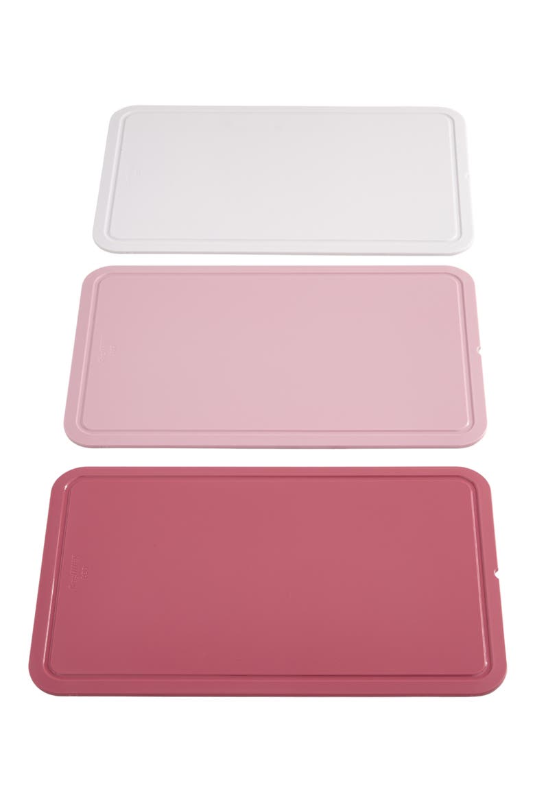 Leo Legacy 3-Piece Cutting Board Set, Alternate, color, PINK