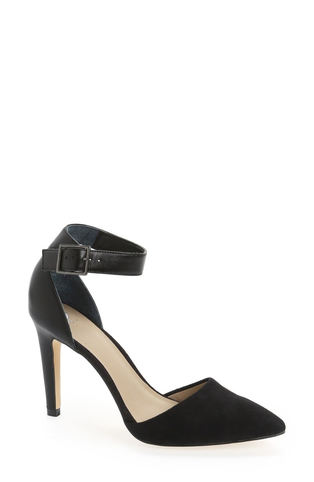 BP. 'Mallory' Ankle Strap Pump, Main, color, 