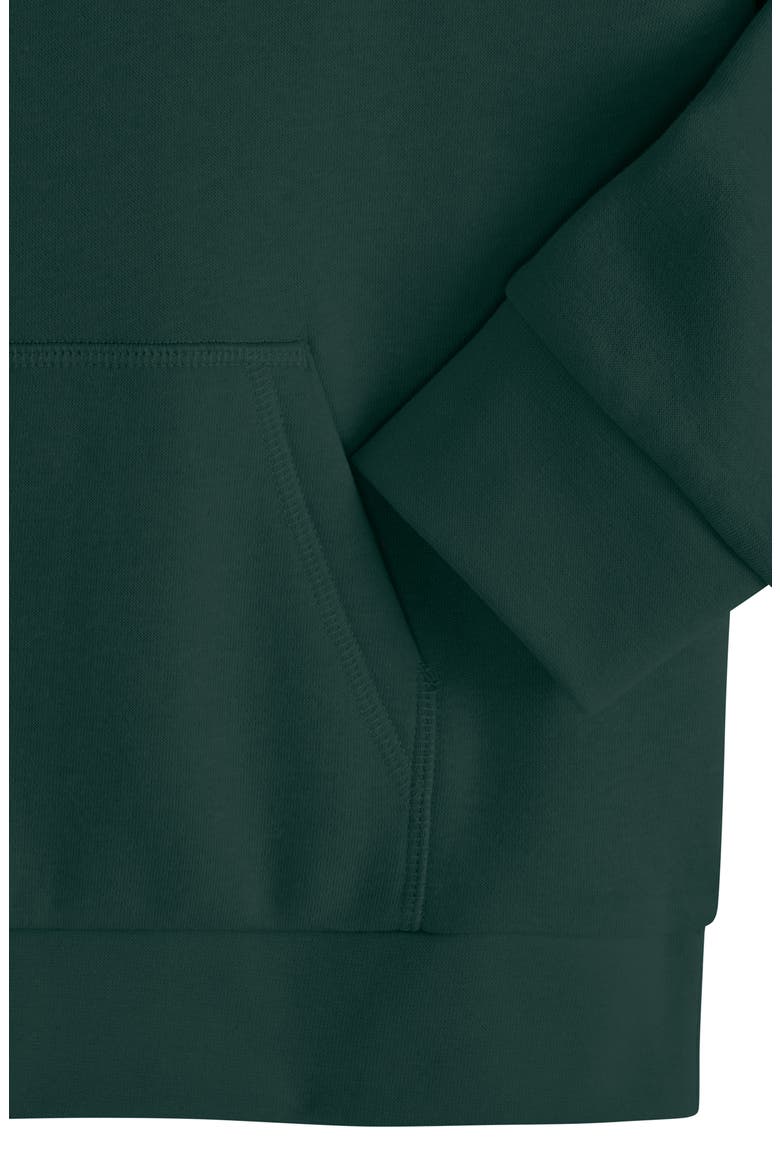 Kids' Logo Fleece Hoodie, Alternate, color, GREEN TERRAIN