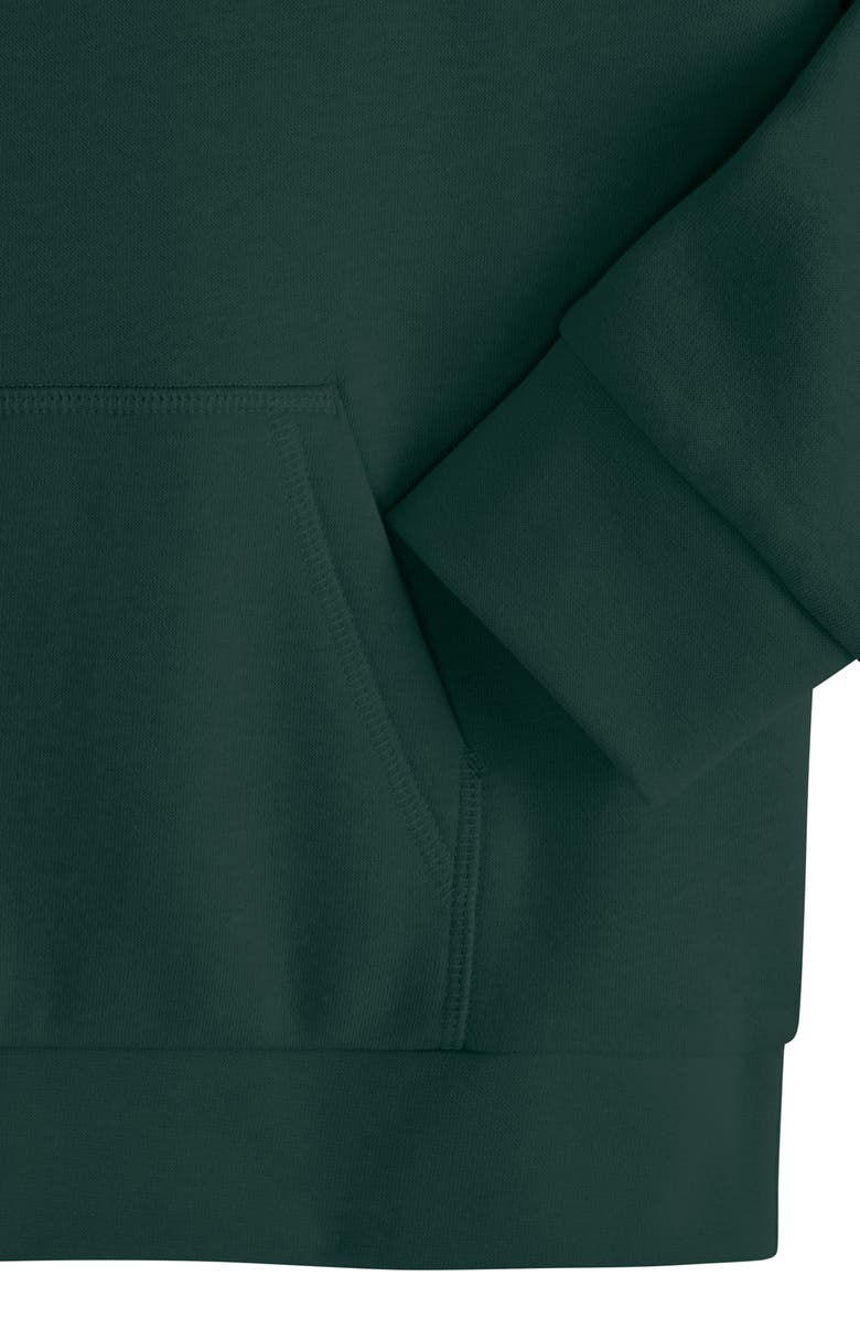 PUMA Kids' Logo Fleece Hoodie, Alternate, color, Green Terrain