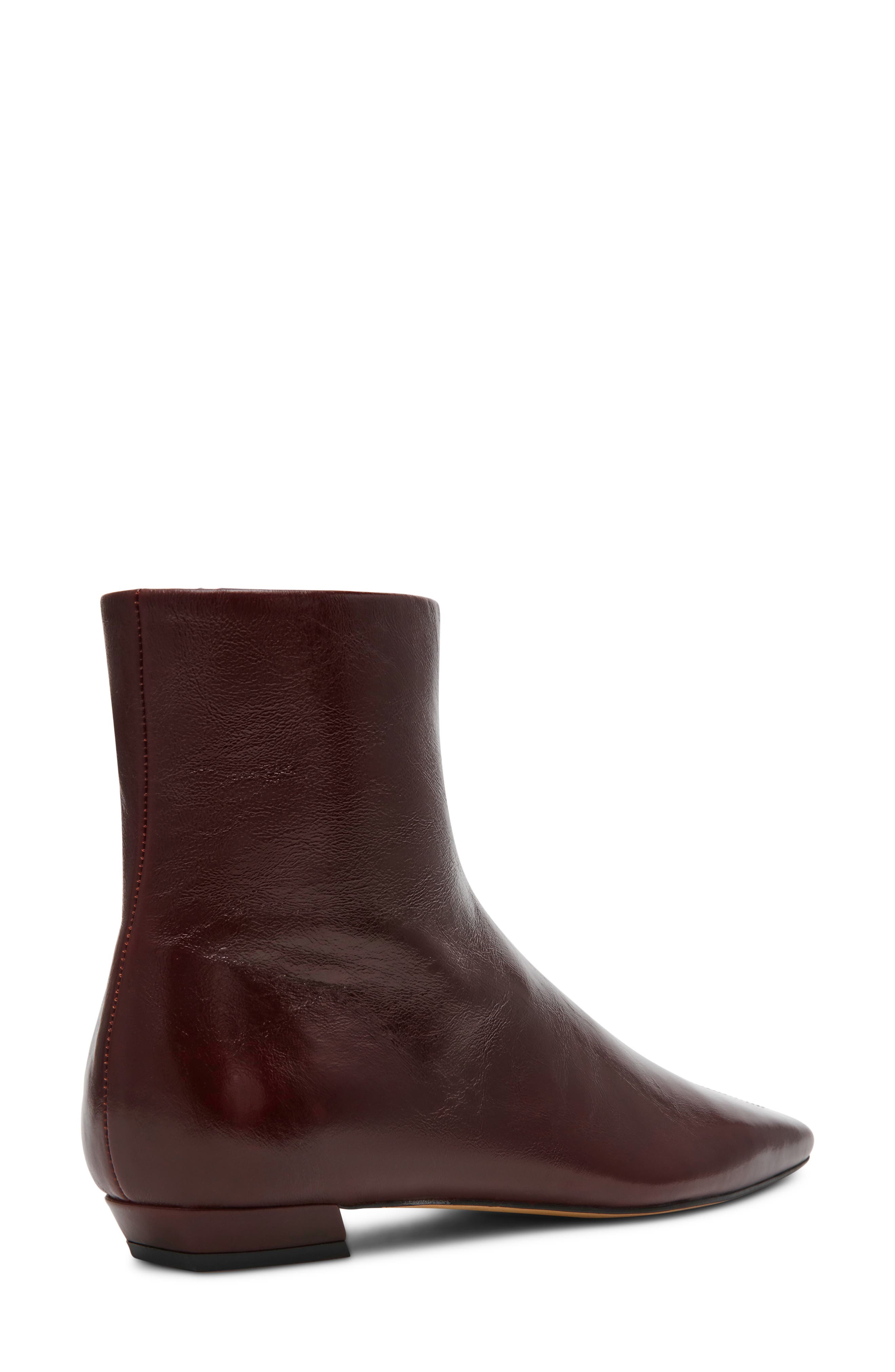 Zami Leather Bootie, Alternate, color, BURG LEATHER