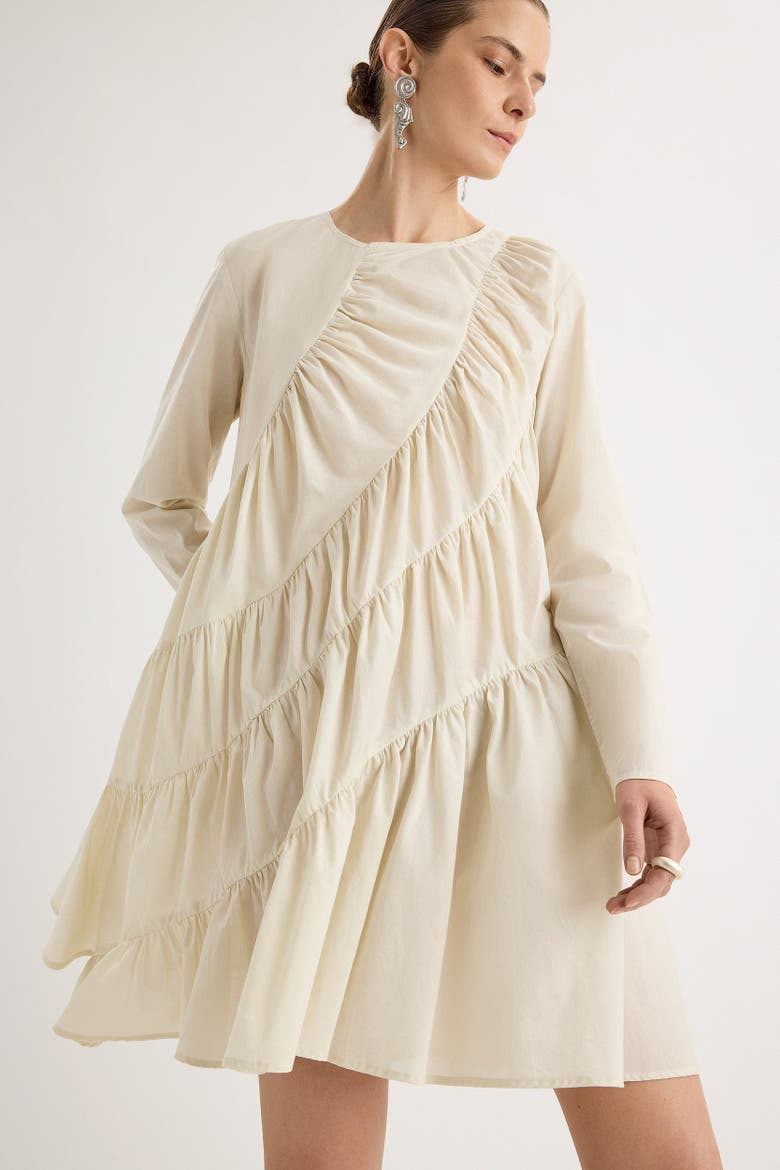 Solana Dress, Alternate, color, Chalk