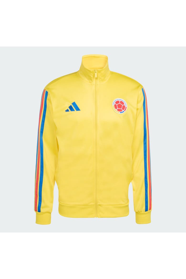 Men's adidas Yellow Colombia National Team FIFA x World Cup Alphaskin Full-Zip Track Top, Main, color, Yellow
