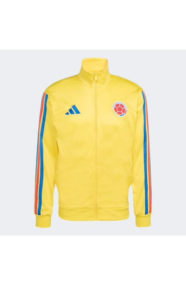 adidas Men's adidas Yellow Colombia National Team FIFA x World Cup Alphaskin Full-Zip Track Top, Main, color, Yellow