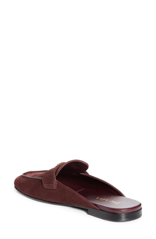 Prada Logo Loafer Mule